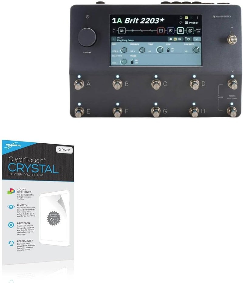 BoxWave Screen Protector Compatible with Neural DSP Quad Cortex - ClearTouch Crystal (2-Pack), HD Film Skin - Shields from Scratches - Image 1